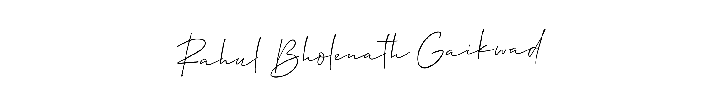 Also we have Rahul Bholenath Gaikwad name is the best signature style. Create professional handwritten signature collection using Allison_Script autograph style. Rahul Bholenath Gaikwad signature style 2 images and pictures png
