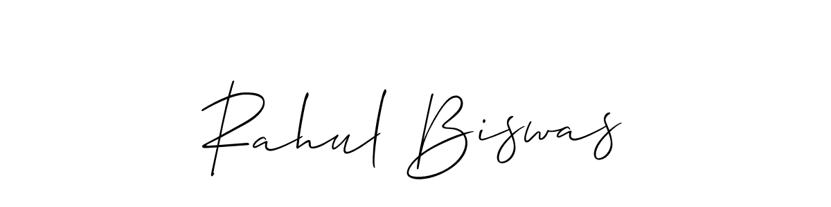 Create a beautiful signature design for name Rahul Biswas. With this signature (Allison_Script) fonts, you can make a handwritten signature for free. Rahul Biswas signature style 2 images and pictures png