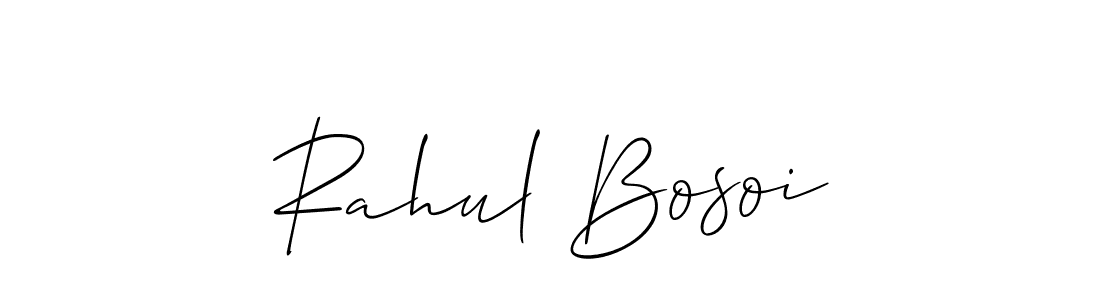 How to make Rahul Bosoi signature? Allison_Script is a professional autograph style. Create handwritten signature for Rahul Bosoi name. Rahul Bosoi signature style 2 images and pictures png