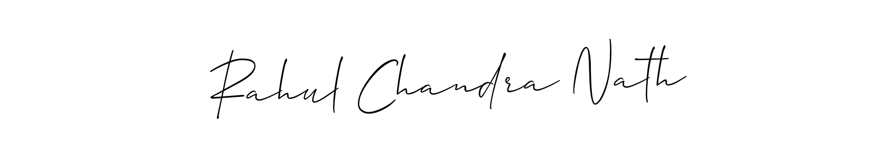 Allison_Script is a professional signature style that is perfect for those who want to add a touch of class to their signature. It is also a great choice for those who want to make their signature more unique. Get Rahul Chandra Nath name to fancy signature for free. Rahul Chandra Nath signature style 2 images and pictures png