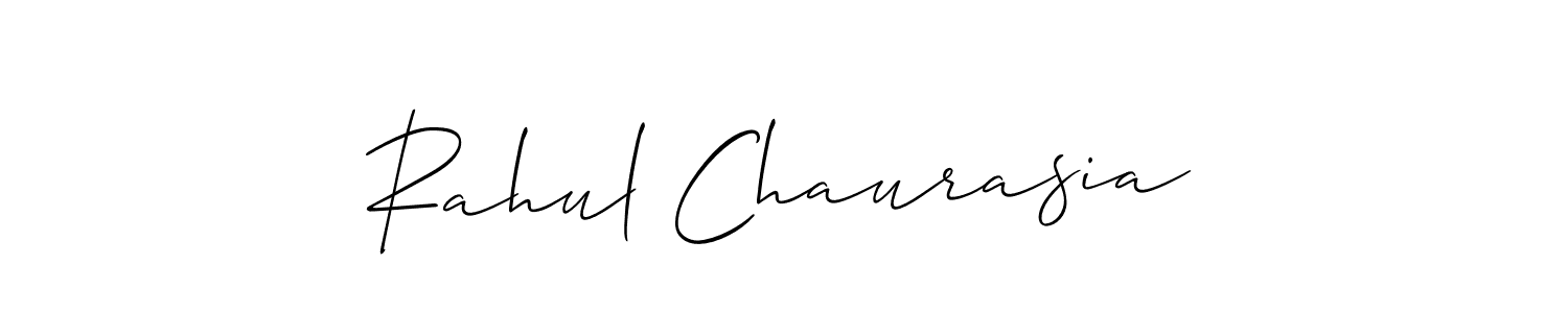 Rahul Chaurasia stylish signature style. Best Handwritten Sign (Allison_Script) for my name. Handwritten Signature Collection Ideas for my name Rahul Chaurasia. Rahul Chaurasia signature style 2 images and pictures png