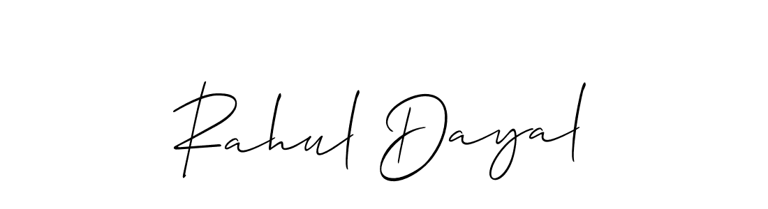 Once you've used our free online signature maker to create your best signature Allison_Script style, it's time to enjoy all of the benefits that Rahul Dayal name signing documents. Rahul Dayal signature style 2 images and pictures png