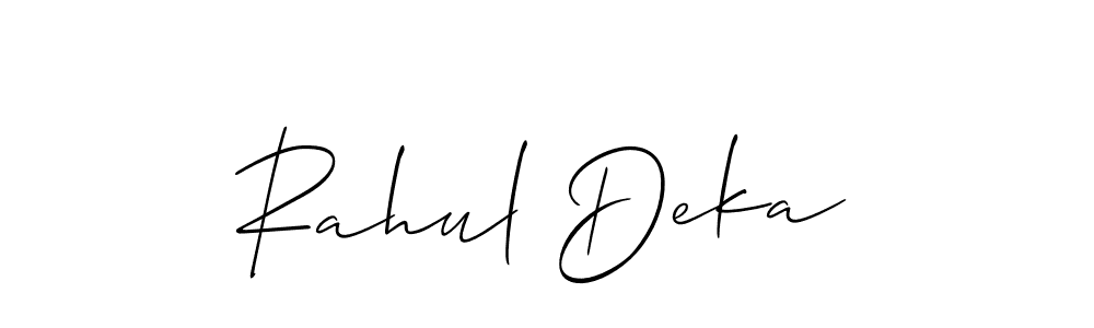 Here are the top 10 professional signature styles for the name Rahul Deka. These are the best autograph styles you can use for your name. Rahul Deka signature style 2 images and pictures png