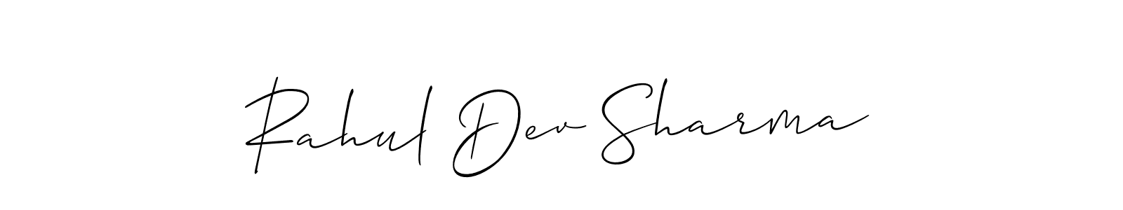 Make a beautiful signature design for name Rahul Dev Sharma. Use this online signature maker to create a handwritten signature for free. Rahul Dev Sharma signature style 2 images and pictures png