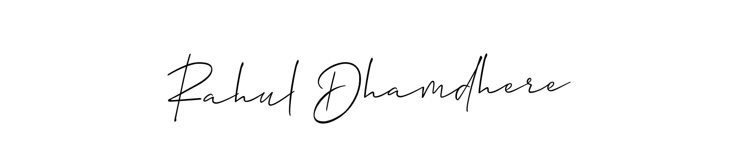 Once you've used our free online signature maker to create your best signature Allison_Script style, it's time to enjoy all of the benefits that Rahul Dhamdhere name signing documents. Rahul Dhamdhere signature style 2 images and pictures png