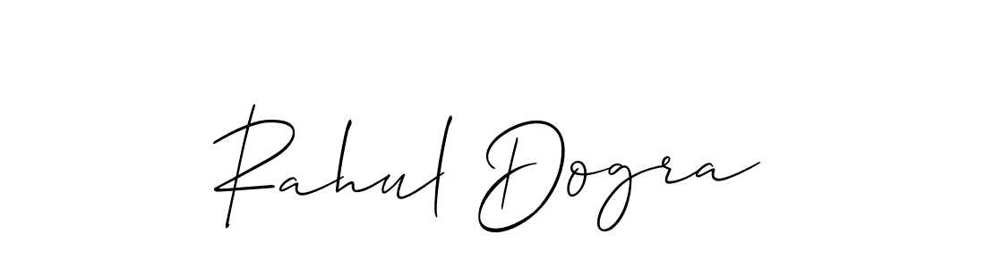 You should practise on your own different ways (Allison_Script) to write your name (Rahul Dogra) in signature. don't let someone else do it for you. Rahul Dogra signature style 2 images and pictures png