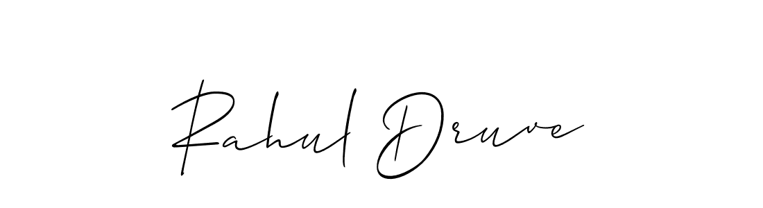 How to Draw Rahul Druve signature style? Allison_Script is a latest design signature styles for name Rahul Druve. Rahul Druve signature style 2 images and pictures png