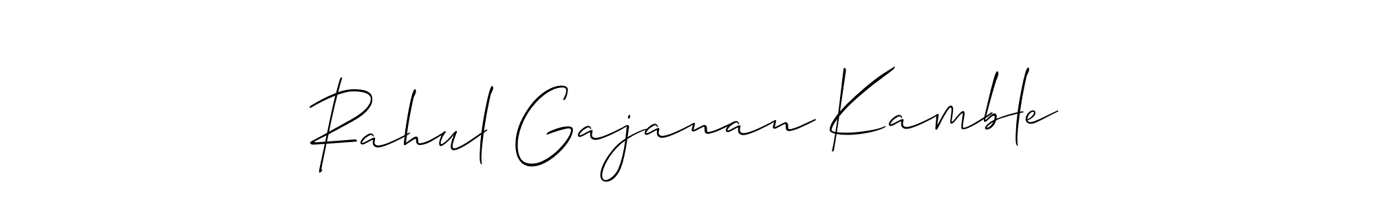 Design your own signature with our free online signature maker. With this signature software, you can create a handwritten (Allison_Script) signature for name Rahul Gajanan Kamble. Rahul Gajanan Kamble signature style 2 images and pictures png