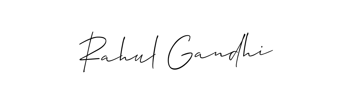 The best way (Allison_Script) to make a short signature is to pick only two or three words in your name. The name Rahul Gandhi include a total of six letters. For converting this name. Rahul Gandhi signature style 2 images and pictures png