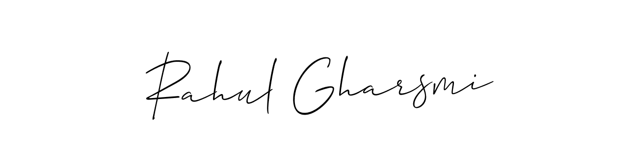 How to make Rahul Gharsmi signature? Allison_Script is a professional autograph style. Create handwritten signature for Rahul Gharsmi name. Rahul Gharsmi signature style 2 images and pictures png