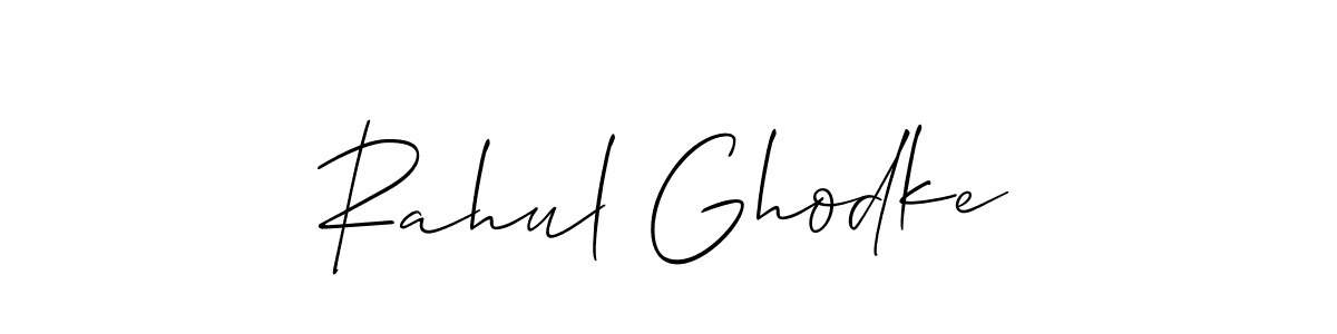 Check out images of Autograph of Rahul Ghodke name. Actor Rahul Ghodke Signature Style. Allison_Script is a professional sign style online. Rahul Ghodke signature style 2 images and pictures png