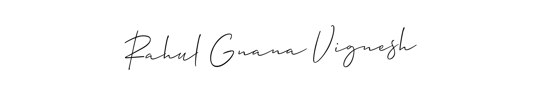 It looks lik you need a new signature style for name Rahul Gnana Vignesh. Design unique handwritten (Allison_Script) signature with our free signature maker in just a few clicks. Rahul Gnana Vignesh signature style 2 images and pictures png