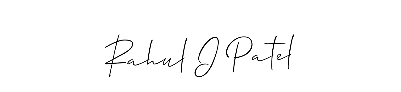 Once you've used our free online signature maker to create your best signature Allison_Script style, it's time to enjoy all of the benefits that Rahul I Patel name signing documents. Rahul I Patel signature style 2 images and pictures png
