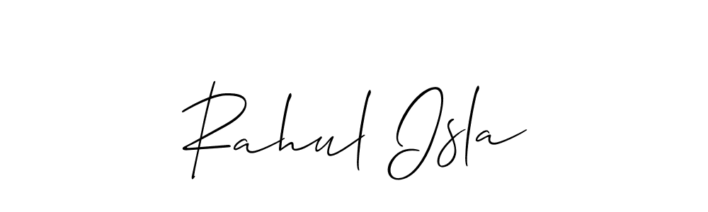 Make a beautiful signature design for name Rahul Isla. Use this online signature maker to create a handwritten signature for free. Rahul Isla signature style 2 images and pictures png