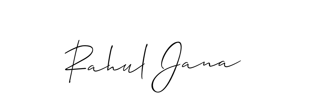 You can use this online signature creator to create a handwritten signature for the name Rahul Jana. This is the best online autograph maker. Rahul Jana signature style 2 images and pictures png