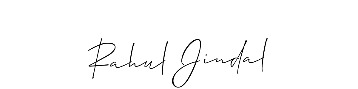 How to make Rahul Jindal signature? Allison_Script is a professional autograph style. Create handwritten signature for Rahul Jindal name. Rahul Jindal signature style 2 images and pictures png