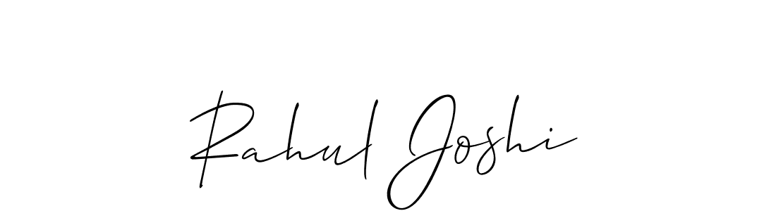 How to Draw Rahul Joshi signature style? Allison_Script is a latest design signature styles for name Rahul Joshi. Rahul Joshi signature style 2 images and pictures png