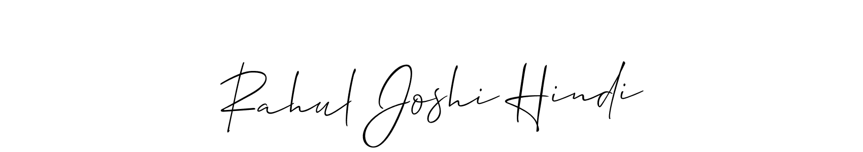 Rahul Joshi Hindi stylish signature style. Best Handwritten Sign (Allison_Script) for my name. Handwritten Signature Collection Ideas for my name Rahul Joshi Hindi. Rahul Joshi Hindi signature style 2 images and pictures png