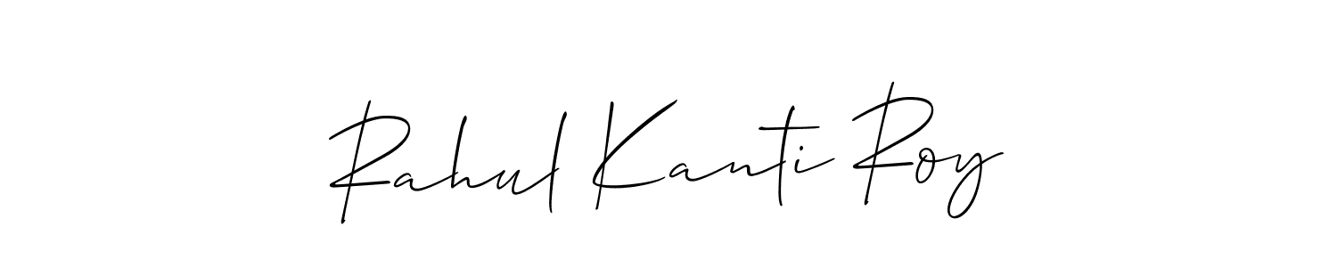 Also You can easily find your signature by using the search form. We will create Rahul Kanti Roy name handwritten signature images for you free of cost using Allison_Script sign style. Rahul Kanti Roy signature style 2 images and pictures png