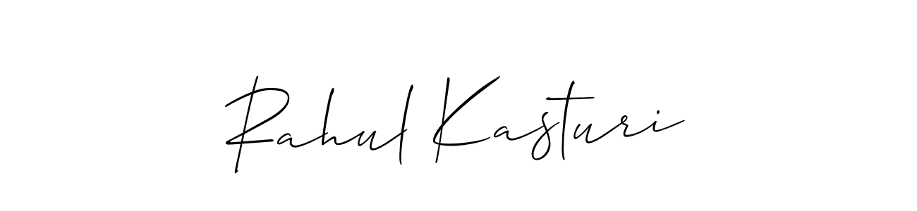 Create a beautiful signature design for name Rahul Kasturi. With this signature (Allison_Script) fonts, you can make a handwritten signature for free. Rahul Kasturi signature style 2 images and pictures png