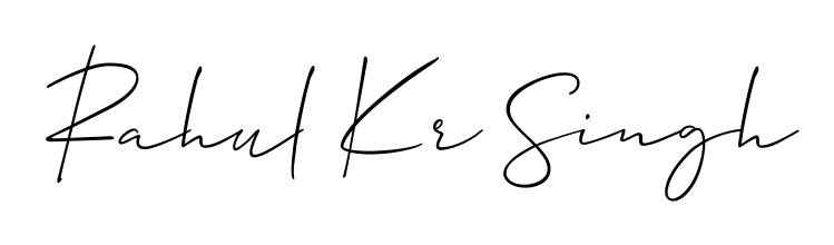 Master the art of signing with Rahul Kr Singh written in fluent Allison_Script script. A great template to practice and refine your handwriting. Rahul Kr Singh signature style 2 images and pictures png