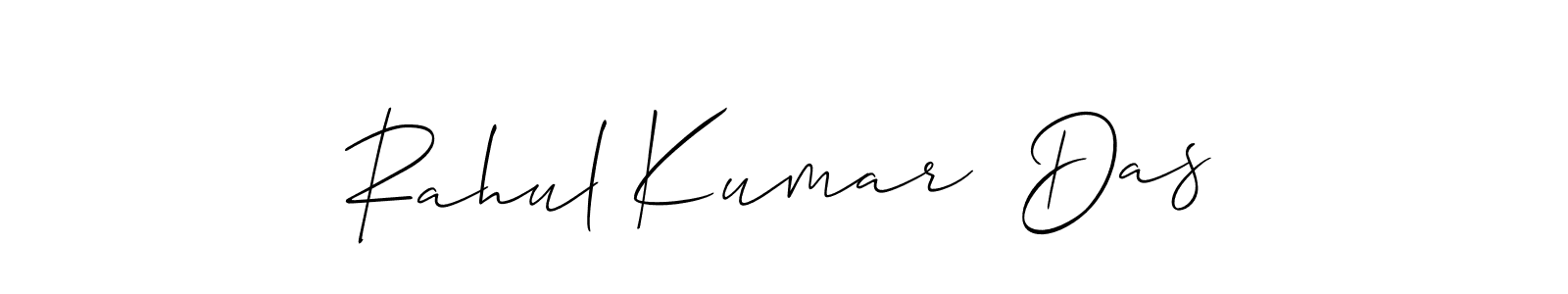 Design your own signature with our free online signature maker. With this signature software, you can create a handwritten (Allison_Script) signature for name Rahul Kumar  Das. Rahul Kumar  Das signature style 2 images and pictures png