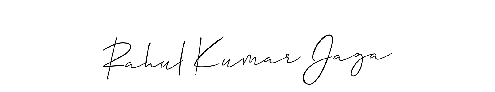 Design your own signature with our free online signature maker. With this signature software, you can create a handwritten (Allison_Script) signature for name Rahul Kumar Jaga. Rahul Kumar Jaga signature style 2 images and pictures png