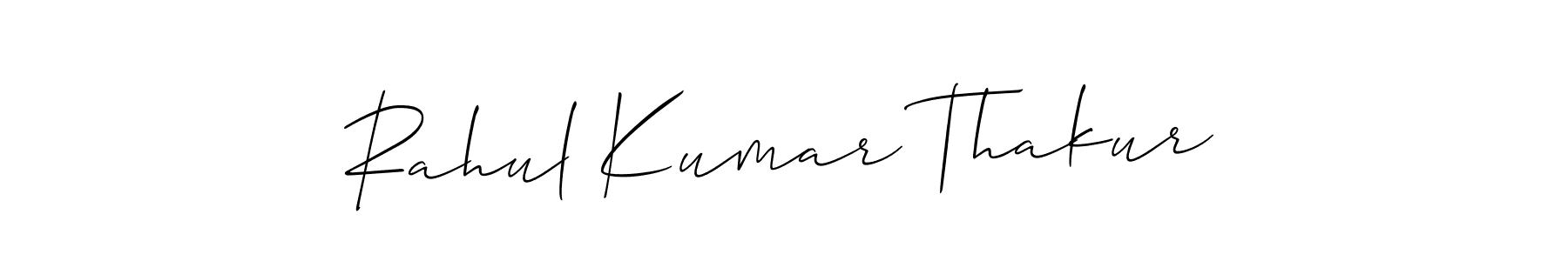 Make a short Rahul Kumar Thakur signature style. Manage your documents anywhere anytime using Allison_Script. Create and add eSignatures, submit forms, share and send files easily. Rahul Kumar Thakur signature style 2 images and pictures png