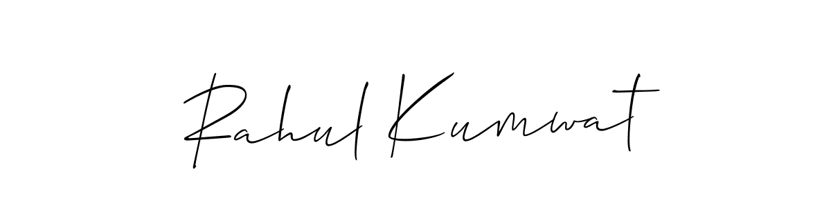 This is the best signature style for the Rahul Kumwat name. Also you like these signature font (Allison_Script). Mix name signature. Rahul Kumwat signature style 2 images and pictures png