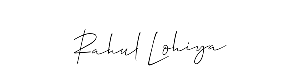 Best and Professional Signature Style for Rahul Lohiya. Allison_Script Best Signature Style Collection. Rahul Lohiya signature style 2 images and pictures png