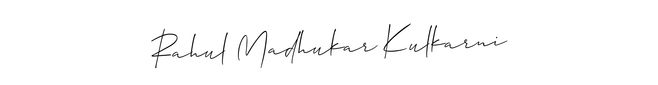 Similarly Allison_Script is the best handwritten signature design. Signature creator online .You can use it as an online autograph creator for name Rahul Madhukar Kulkarni. Rahul Madhukar Kulkarni signature style 2 images and pictures png