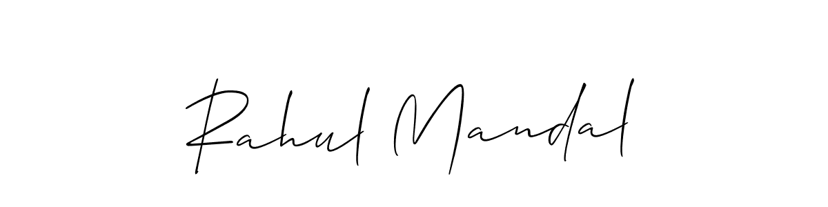 How to make Rahul Mandal signature? Allison_Script is a professional autograph style. Create handwritten signature for Rahul Mandal name. Rahul Mandal signature style 2 images and pictures png