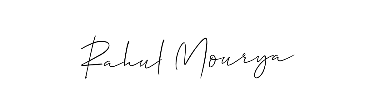 You should practise on your own different ways (Allison_Script) to write your name (Rahul Mourya) in signature. don't let someone else do it for you. Rahul Mourya signature style 2 images and pictures png