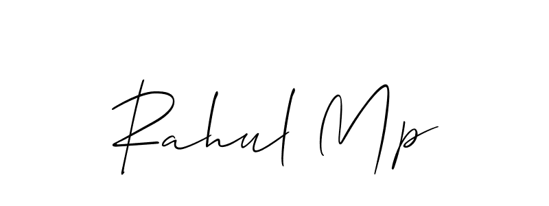 Make a short Rahul Mp signature style. Manage your documents anywhere anytime using Allison_Script. Create and add eSignatures, submit forms, share and send files easily. Rahul Mp signature style 2 images and pictures png