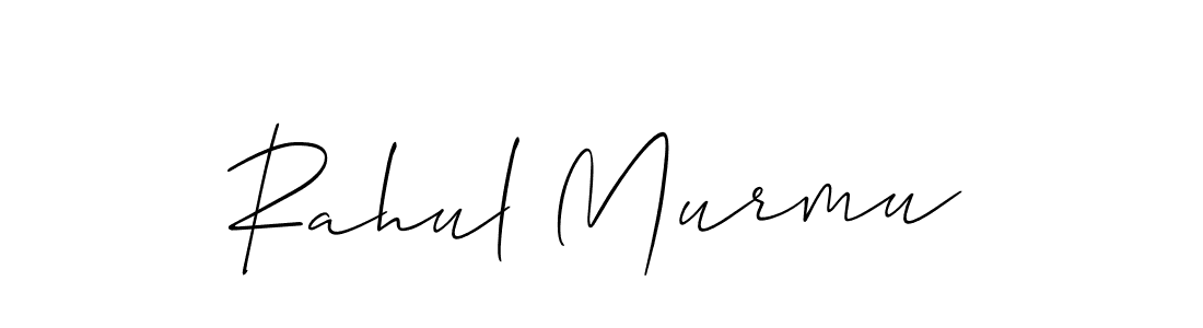 You should practise on your own different ways (Allison_Script) to write your name (Rahul Murmu) in signature. don't let someone else do it for you. Rahul Murmu signature style 2 images and pictures png