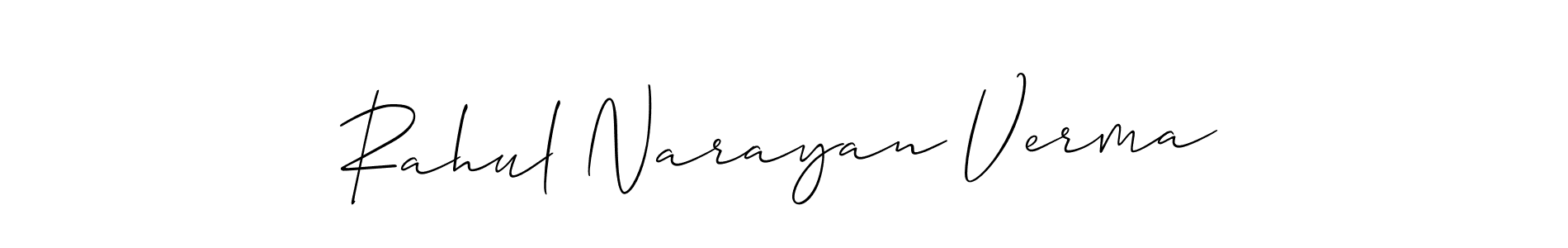 Best and Professional Signature Style for Rahul Narayan Verma. Allison_Script Best Signature Style Collection. Rahul Narayan Verma signature style 2 images and pictures png