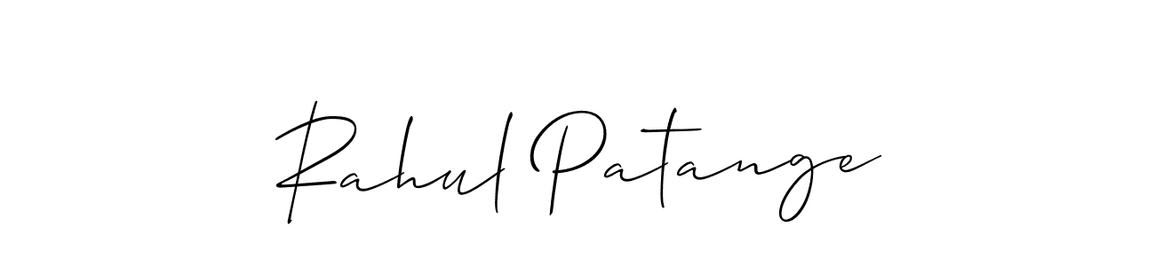 Rahul Patange stylish signature style. Best Handwritten Sign (Allison_Script) for my name. Handwritten Signature Collection Ideas for my name Rahul Patange. Rahul Patange signature style 2 images and pictures png