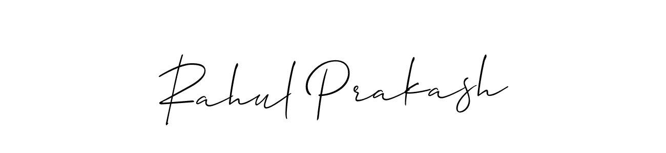 How to make Rahul Prakash signature? Allison_Script is a professional autograph style. Create handwritten signature for Rahul Prakash name. Rahul Prakash signature style 2 images and pictures png