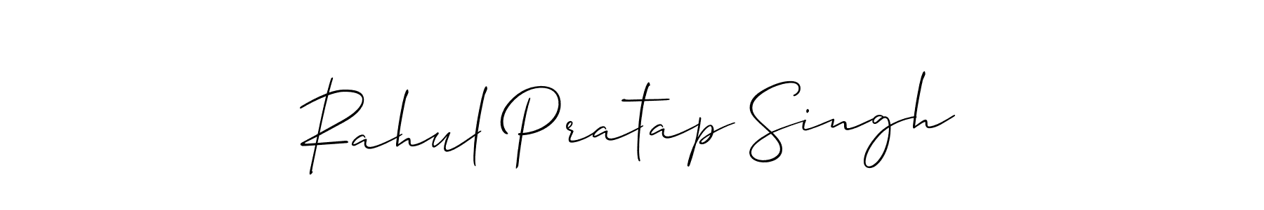 Allison_Script is a professional signature style that is perfect for those who want to add a touch of class to their signature. It is also a great choice for those who want to make their signature more unique. Get Rahul Pratap Singh name to fancy signature for free. Rahul Pratap Singh signature style 2 images and pictures png