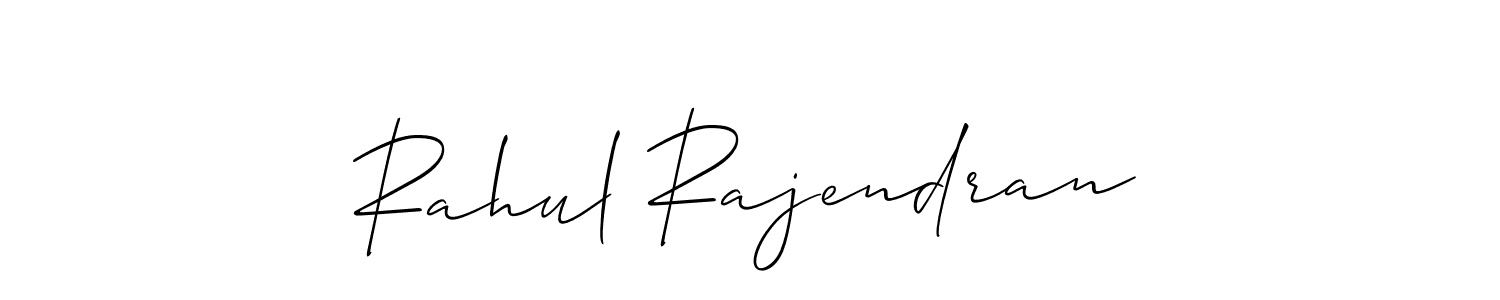 Best and Professional Signature Style for Rahul Rajendran. Allison_Script Best Signature Style Collection. Rahul Rajendran signature style 2 images and pictures png