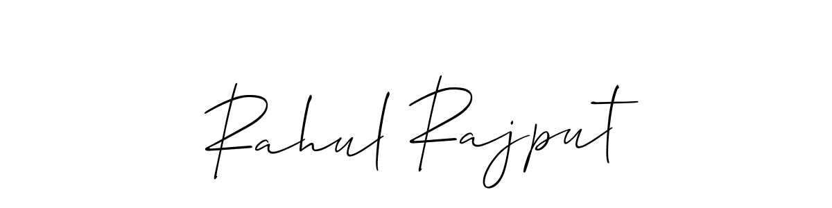 Make a beautiful signature design for name Rahul Rajput. With this signature (Allison_Script) style, you can create a handwritten signature for free. Rahul Rajput signature style 2 images and pictures png