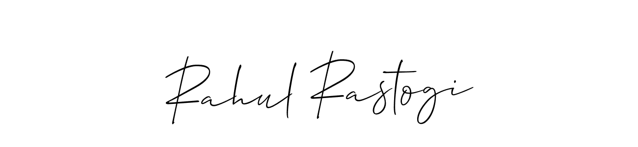 Also You can easily find your signature by using the search form. We will create Rahul Rastogi name handwritten signature images for you free of cost using Allison_Script sign style. Rahul Rastogi signature style 2 images and pictures png