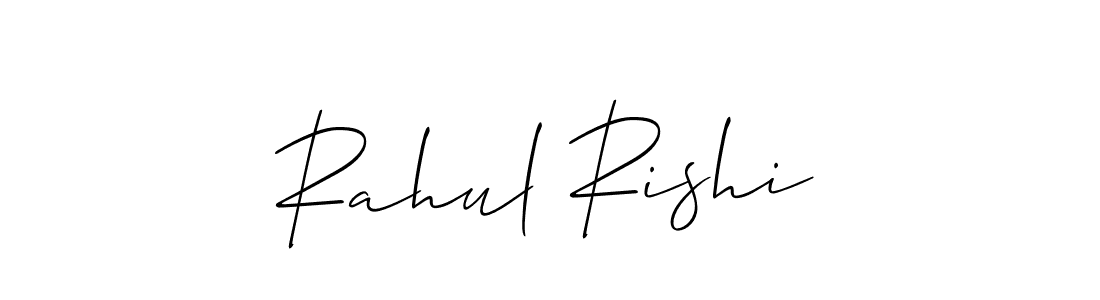 Create a beautiful signature design for name Rahul Rishi. With this signature (Allison_Script) fonts, you can make a handwritten signature for free. Rahul Rishi signature style 2 images and pictures png