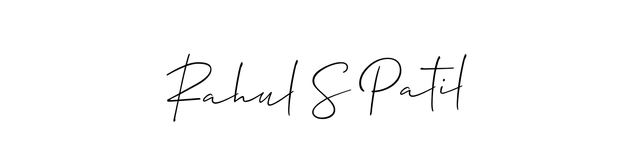 Make a beautiful signature design for name Rahul S Patil. Use this online signature maker to create a handwritten signature for free. Rahul S Patil signature style 2 images and pictures png