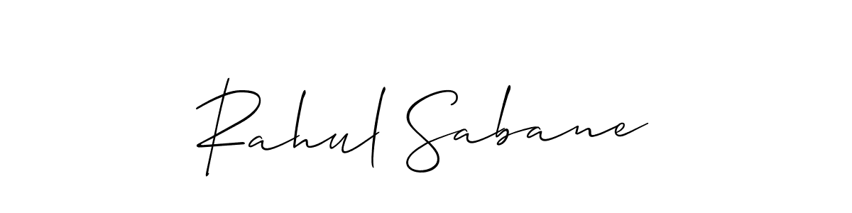 if you are searching for the best signature style for your name Rahul Sabane. so please give up your signature search. here we have designed multiple signature styles  using Allison_Script. Rahul Sabane signature style 2 images and pictures png