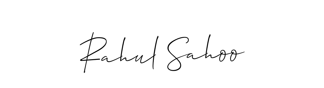 How to Draw Rahul Sahoo signature style? Allison_Script is a latest design signature styles for name Rahul Sahoo. Rahul Sahoo signature style 2 images and pictures png