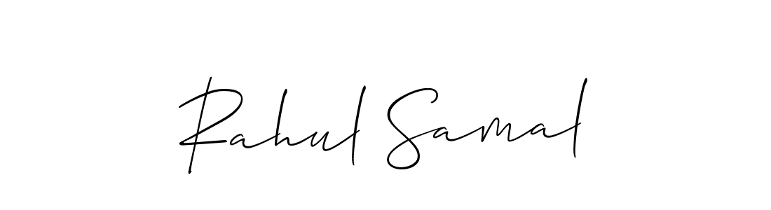 Also we have Rahul Samal name is the best signature style. Create professional handwritten signature collection using Allison_Script autograph style. Rahul Samal signature style 2 images and pictures png