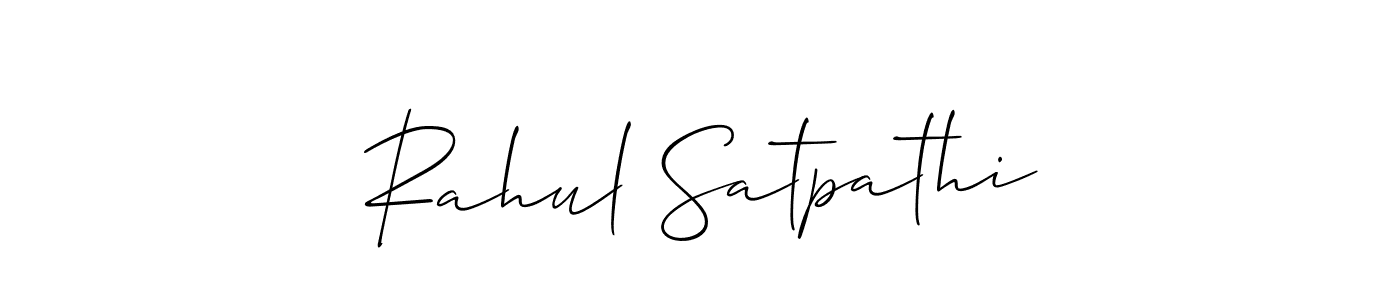 You can use this online signature creator to create a handwritten signature for the name Rahul Satpathi. This is the best online autograph maker. Rahul Satpathi signature style 2 images and pictures png