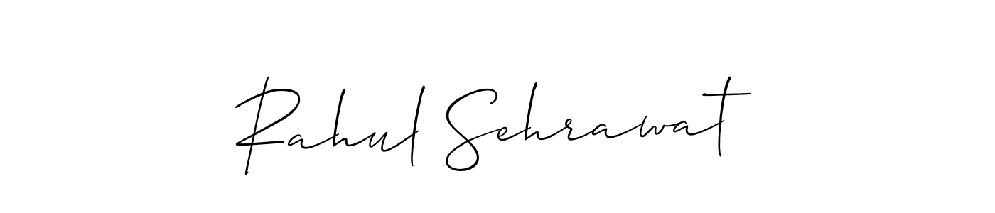 if you are searching for the best signature style for your name Rahul Sehrawat. so please give up your signature search. here we have designed multiple signature styles  using Allison_Script. Rahul Sehrawat signature style 2 images and pictures png