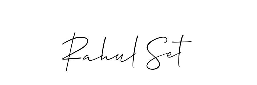 Make a beautiful signature design for name Rahul Set. Use this online signature maker to create a handwritten signature for free. Rahul Set signature style 2 images and pictures png